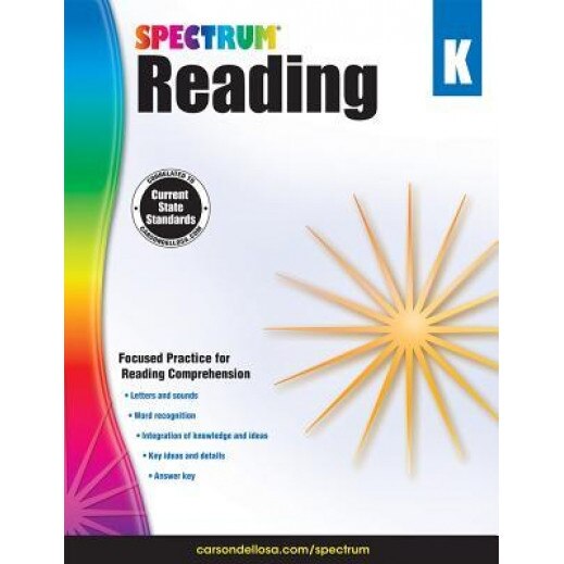 Spectrum Reading Workbook, Grade K, Spectrum (Compiled by)