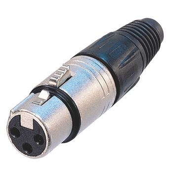 Conector XLR 3 pini mama, Neutrik Conector XLR 3 pini mama, Neutrik