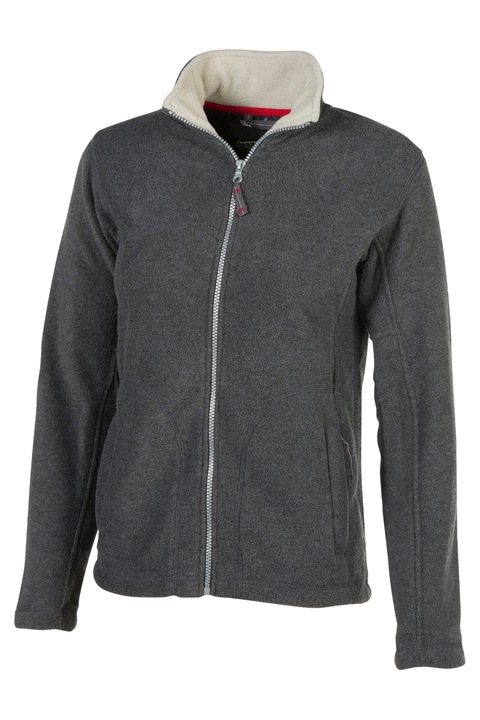 Jacheta polar dama, Full Zip, Gri carbune