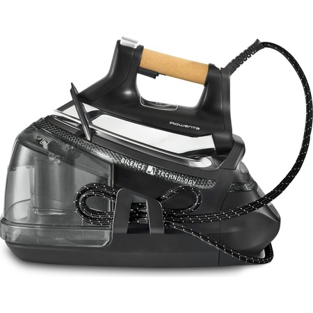 Statie de calcat Rowenta Silence Pro DG9268F0, 2800W,1.3l, 600g/min, Talpa Microsteam 400HD 3De Laser, Negru