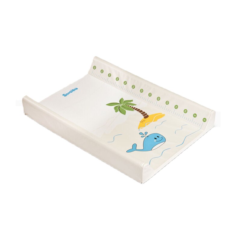 Saltea de infasat rigida cu taliometru 70 x 50 cm Sensillo MIT2, Multicolor