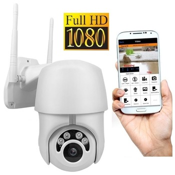 Camera de supraveghere IP WIFI BabyToy™ AG-D2, Exterior, Auto Tracking, Conectare Telefon / PC, night vision color, rezistenta la apa, FullHD 1920*1080, camera 2.0 MP, senzor miscare, carcasa plastic, Alb Camera de supraveghere IP WIFI BabyToy™ AG-D2, Exterior, Auto Tracking, Conectare Telefon / PC, night vision color, rezistenta la apa, FullHD 1920*1080, camera 2.0 MP, senzor miscare, carcasa plastic, Alb