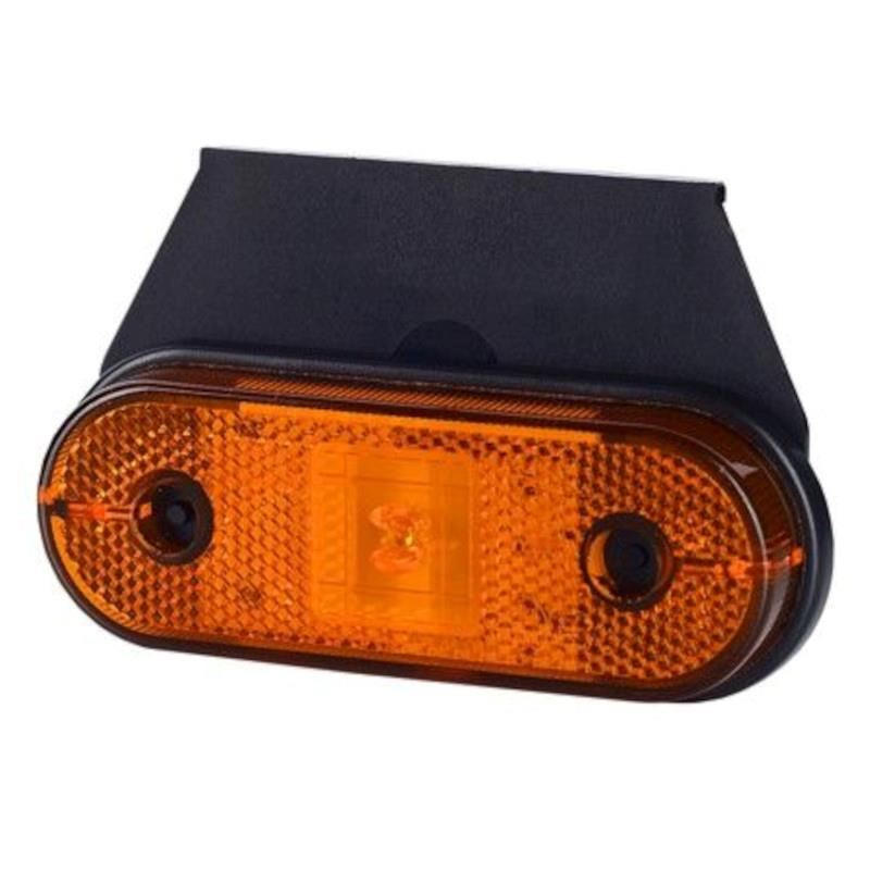 Lampa gabarit 120x46, LED, galbena, cu suport, LD624 Horpol