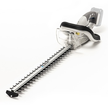 Masina de tuns gard viu, Blaupunkt, BP5502 BTO, 18V Li-Ion, sistem DNA, fara baterie si incarcator, Gri/Alb