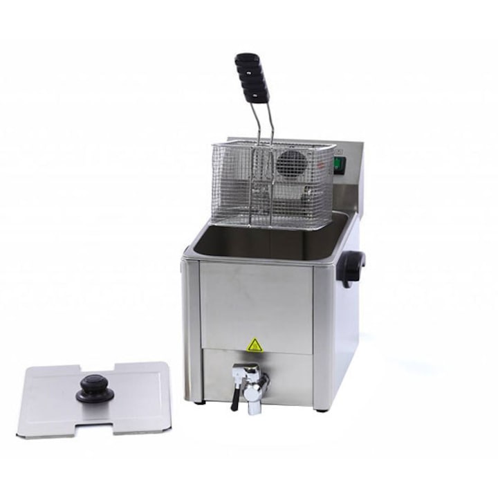 Friteuză cu aer cald Airfryer 10L, 2400W, capacitate mare, design modern