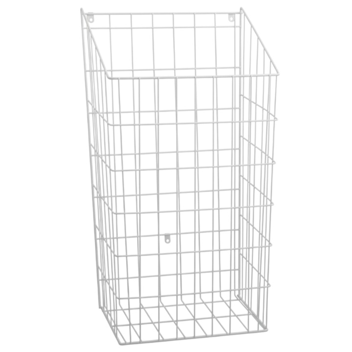 Cos rufe murdare incorporabil in dulap, pentru corp de 400 mm, finisaj alb