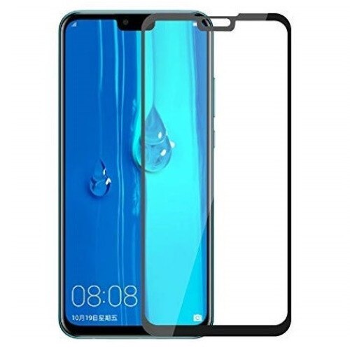 Folie de sticla Full Glue pentru Huawei Y9 2019, adeziv pe toata suprafata, margini negre
