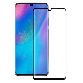 Folie de sticla Full Glue pentru Huawei P30 Lite, adeziv pe toata suprafata, margini negre Folie de sticla Full Glue pentru Huawei P30 Lite, adeziv pe toata suprafata, margini negre
