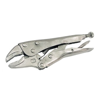 Cleste blocare nichelat Mega, cioc rotunjit, 180 mm Cleste blocare nichelat Mega, cioc rotunjit, 180 mm