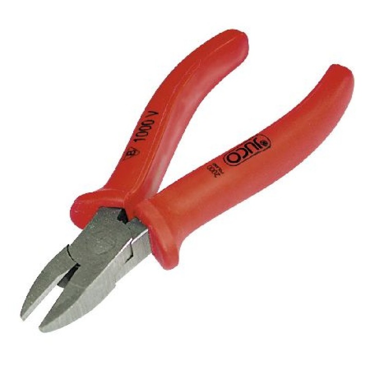 Клещи Juco, 160 мм, Пластмасова дръжка, Червен