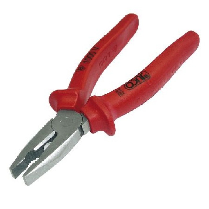 Juco kombinált fogó, 200 mm, szigetelt műanyag markolat