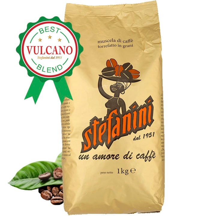 Кафе на зърна Stefanini dal 1951, Volcano, 1kg, 100 % Arabica