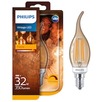 bec led vintage decorativ dimabil philips classic e14 5w 32w 350 lm 2200k flacara gold imagen 35_0_
0