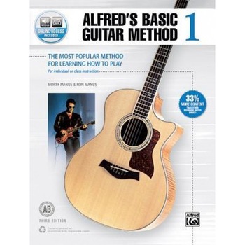 Alfred's Basic Guitar Method, Bk 1: The Most Popular Method for Learning How to Play, Book & Online Audio, Morty Manus (Author) Alfred's Basic Guitar Method, Bk 1: The Most Popular Method for Learning How to Play, Book & Online Audio, Morty Manus (Author)
