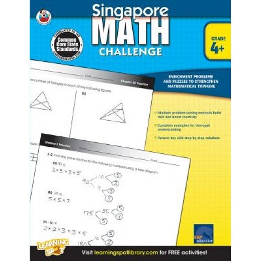 Singapore Math Challenge, Grades 4 - 6, Frank Schaffer Publications (Editor)