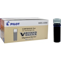 Set 12 rezerve marker tabla Pilot VBoard Master, Albastru