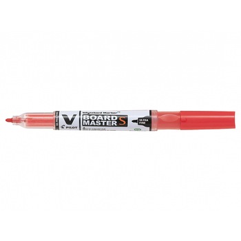 Marker tabla Pilot Vboard vf rotund ultra subtire, master, rosu, begreen Marker tabla Pilot Vboard vf rotund ultra subtire, master, rosu, begreen
