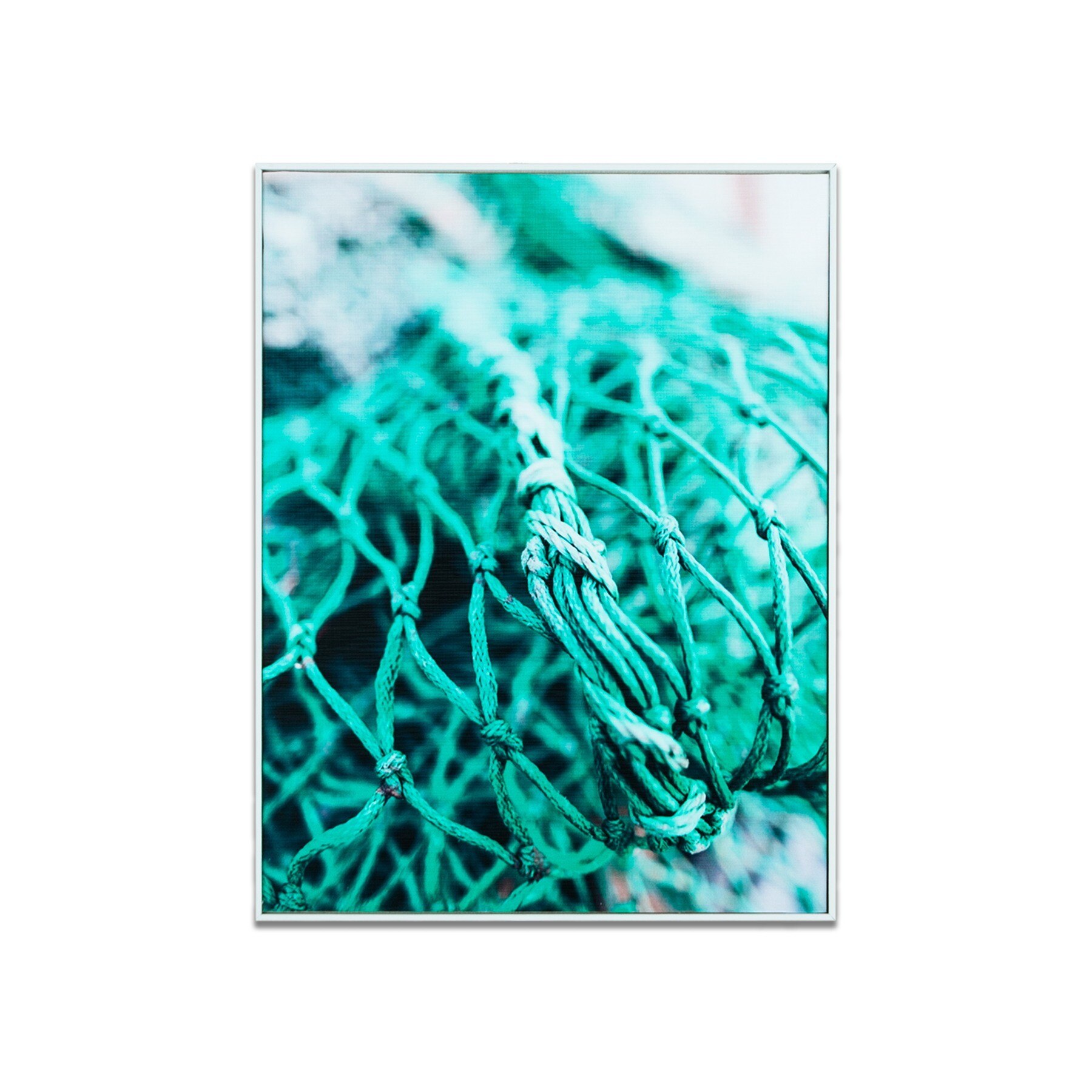 Imagine de perete, 30x40 cm, net de pescuit, Nasse En Turquoise - Butopea