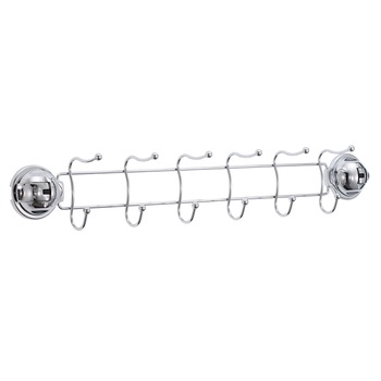 Cuier cu ventuze, E6 EARL6, inox, capacitate sustinere 8 KG, FECA Cuier cu ventuze, E6 EARL6, inox, capacitate sustinere 8 KG, FECA