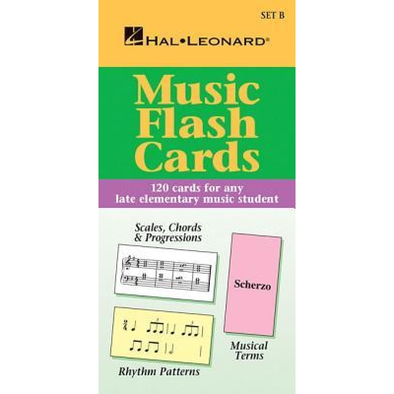 Music Flash Cards - Set B: Hal Leonard Student Piano Library, Henry Green (Author)