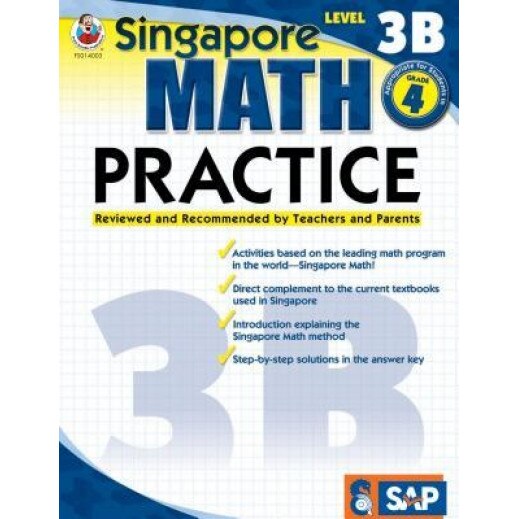 Singapore Math Practice Level 3B, Grade 4,