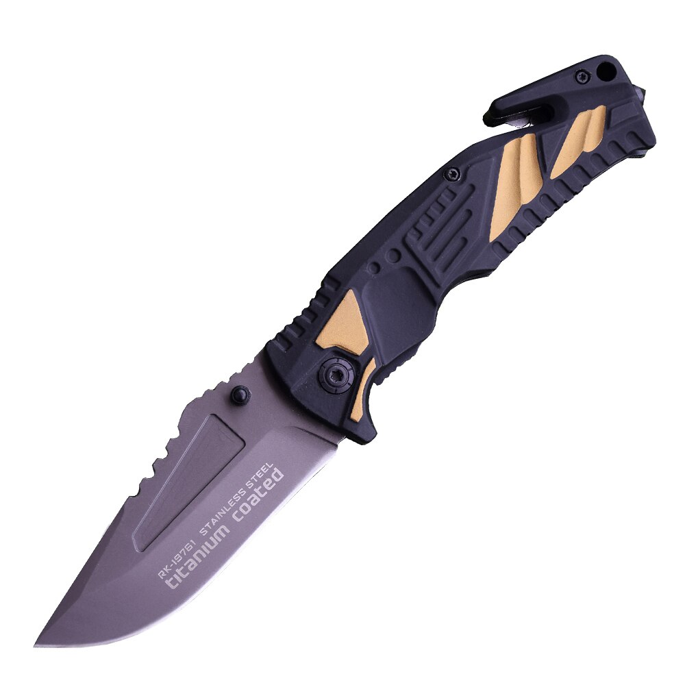 Cutit briceag special pentru pescari 21 cm, maner aluminiu, Pufo