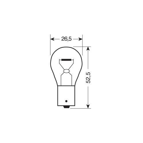 Ampoule Ronde 12V 21W (lot de 2) - Latour Remorques