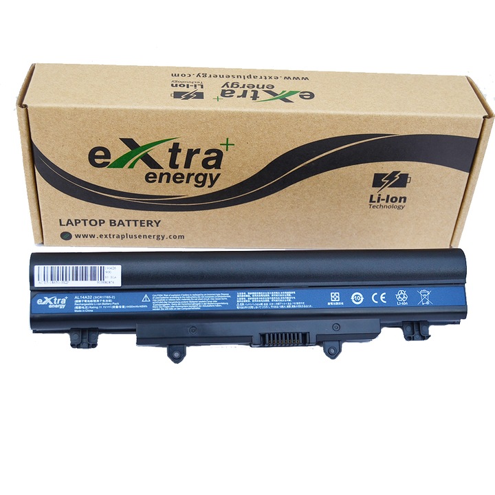 Baterie laptop Li-Ion potrivita pentru Acer Aspire E14 E15 E5-511 E5-521 E5-551 E5-571 E5 4400 mAh cu 6 celule