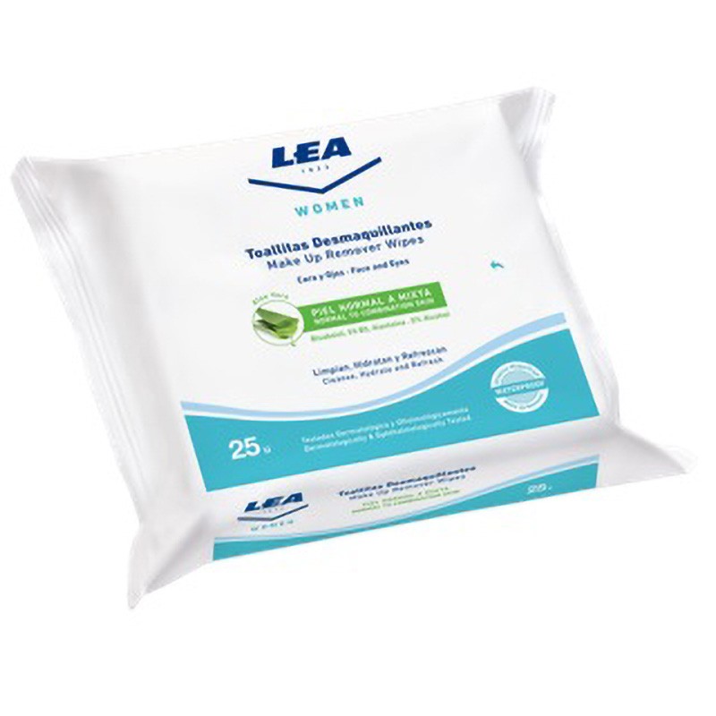 Servetele umede demachiante cu aloe vera LEA, 25 buc