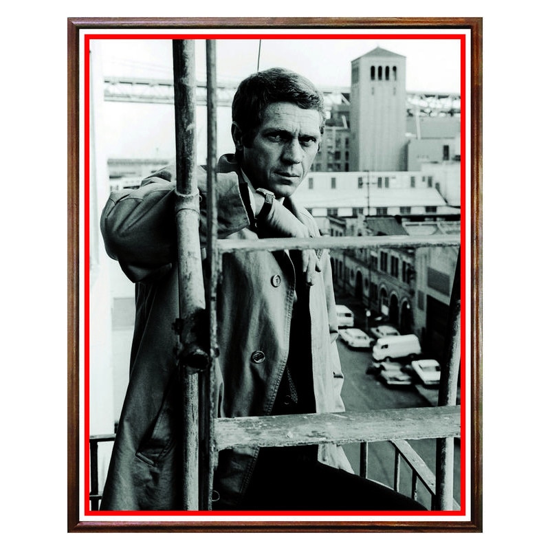 Tablou Decorativ - Club, Restaurant, Bar, Hotel, Cafenea - Steve McQueen - BRC-175, 40 x 50 cm