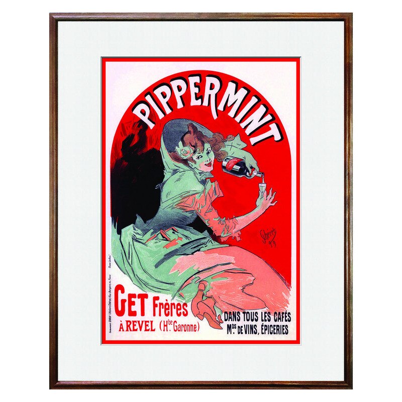 Tablou Decorativ - Club, Restaurant, Bar, Hotel, Cafenea - Belle poque - BRC-067, 40 x 50 cm