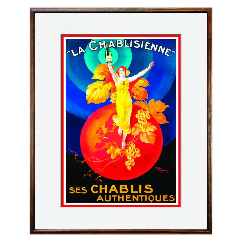 Tablou Decorativ - Club, Restaurant, Bar, Hotel, Cafenea - Vintage Drinks Poster - BRC-010, 40 x 50 cm