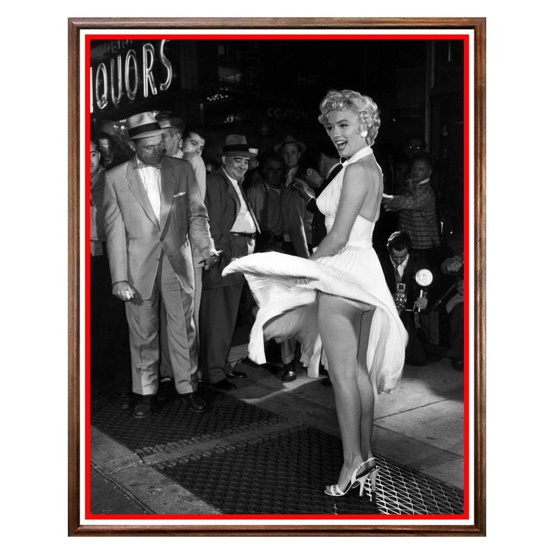 Tablou Decorativ - Club, Restaurant, Bar, Hotel, Cafenea - Marilyn Monroe - BRC-091, 40 x 50 cm
