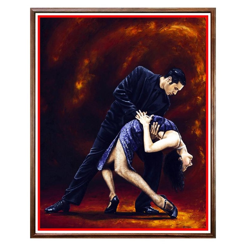 Tablou Decorativ - Club, Restaurant, Bar, Hotel, Cafenea - Unforgettable Tango - BRC-120, 40 x 50 cm