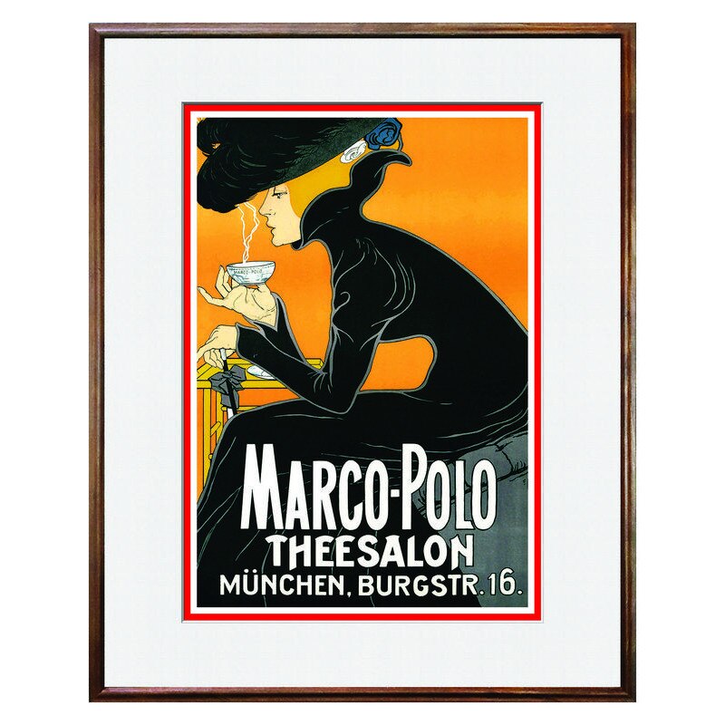 Tablou Decorativ - Club, Restaurant, Bar, Hotel, Cafenea - Vintage Drinks Poster - BRC-052, 40 x 50 cm