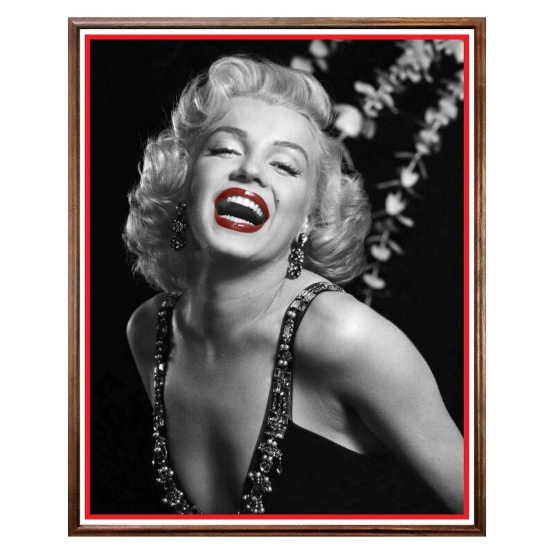 Tablou Decorativ - Club, Restaurant, Bar, Hotel, Cafenea - Marilyn Monroe - BRC-058, 40 x 50 cm
