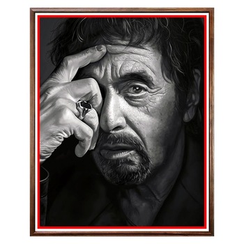 Tablou Decorativ - Club, Restaurant, Bar, Hotel, Cafenea - Al Pacino - BRC-057, 40 x 50 cm Tablou Decorativ - Club, Restaurant, Bar, Hotel, Cafenea - Al Pacino - BRC-057, 40 x 50 cm