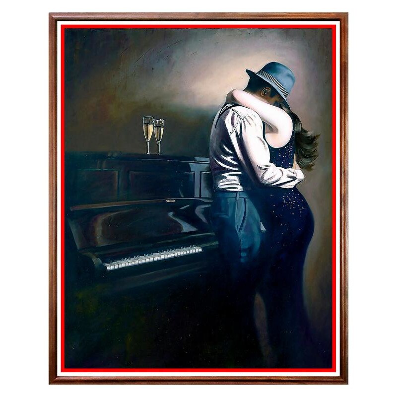 Tablou Decorativ - Club, Restaurant, Bar, Hotel, Cafenea - Soulmates - BRC-028, 40 x 50 cm