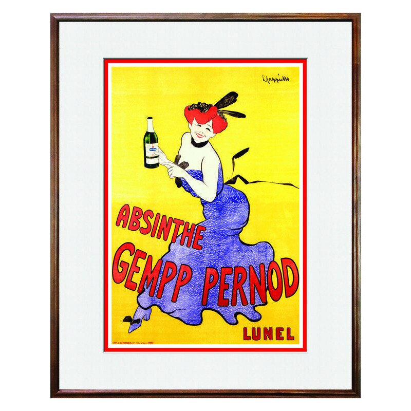 Tablou Decorativ - Club, Restaurant, Bar, Hotel, Cafenea - Vintage Drinks Poster - BRC-049, 40 x 50 cm