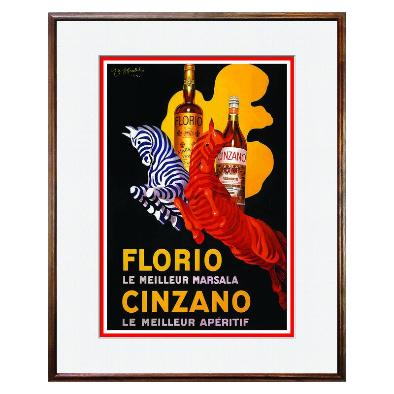 Tablou Decorativ - Club, Restaurant, Bar, Hotel, Cafenea - Vintage Drinks Poster - BRC-018, 40 x 50 cm