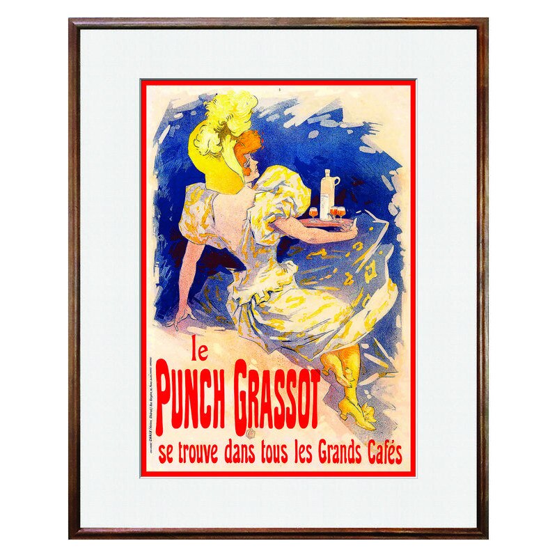 Tablou Decorativ - Club, Restaurant, Bar, Hotel, Cafenea - Belle poque - BRC-068, 40 x 50 cm