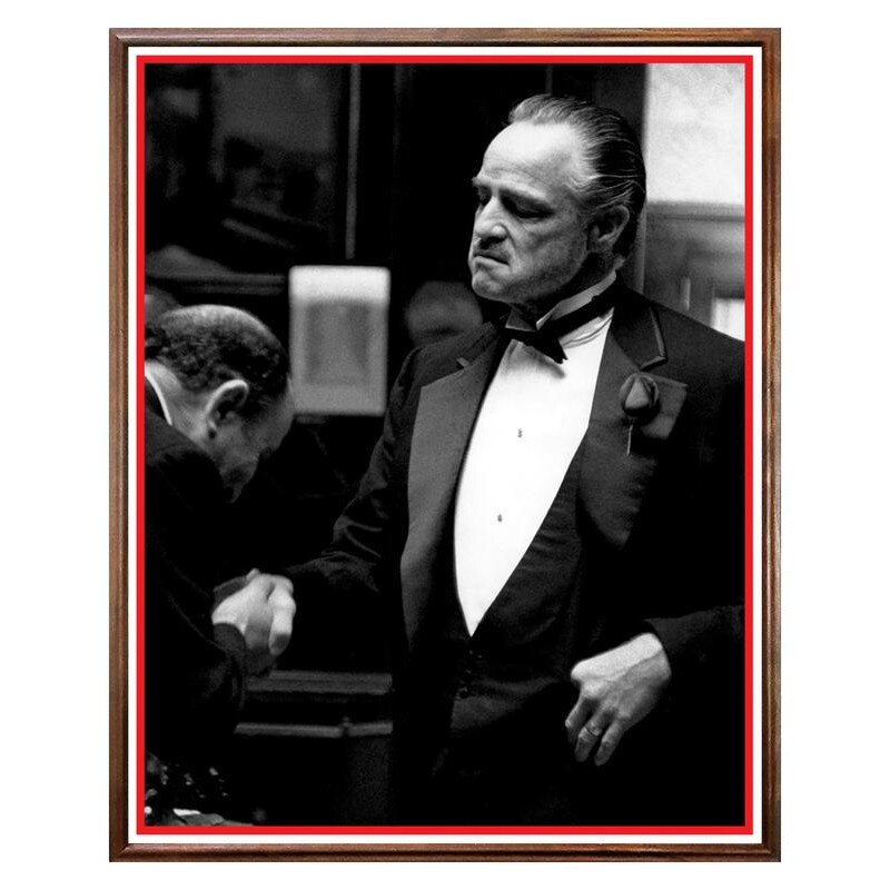 Tablou Decorativ - Club, Restaurant, Bar, Hotel, Cafenea - Marlon Brando - BRC-076, 40 x 50 cm