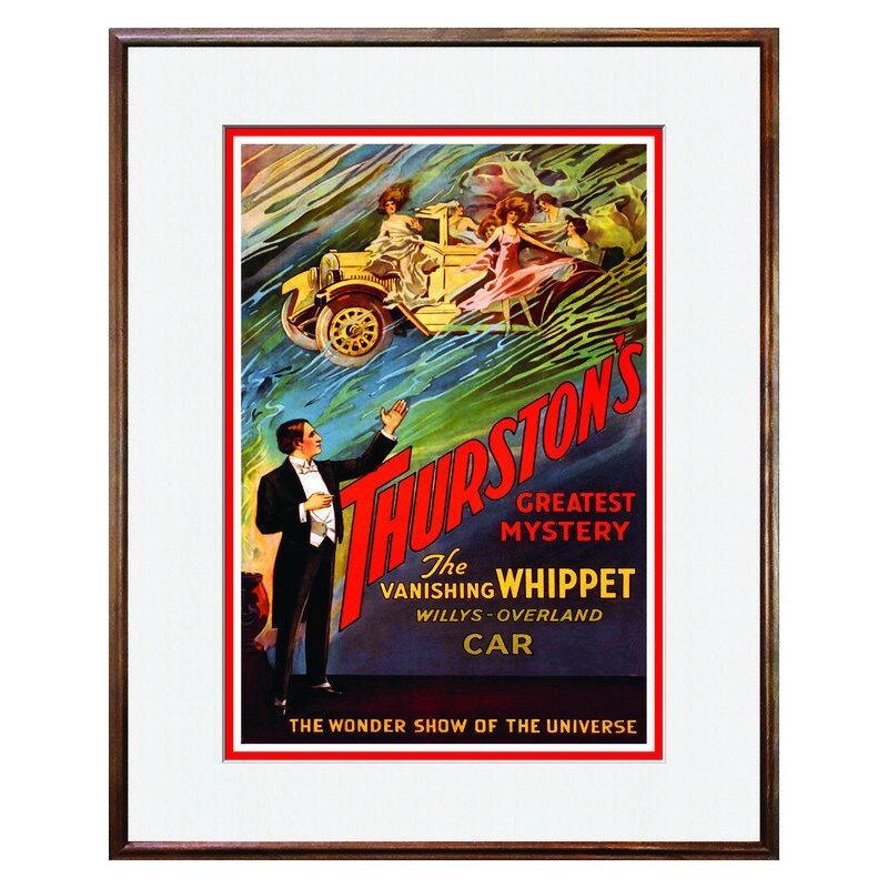 Tablou Decorativ - Club, Restaurant, Bar, Hotel, Cafenea - Vintage Magician Poster - BRC-101, 40 x 50 cm