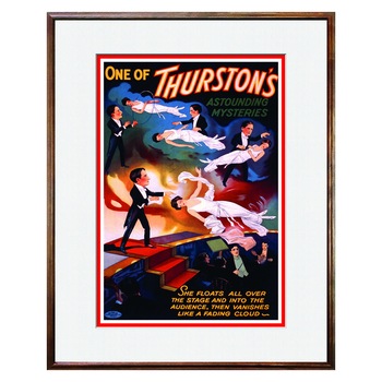 Tablou Decorativ - Club, Restaurant, Bar, Hotel, Cafenea - Vintage Magician Poster - BRC-102, 40 x 50 cm Tablou Decorativ - Club, Restaurant, Bar, Hotel, Cafenea - Vintage Magician Poster - BRC-102, 40 x 50 cm