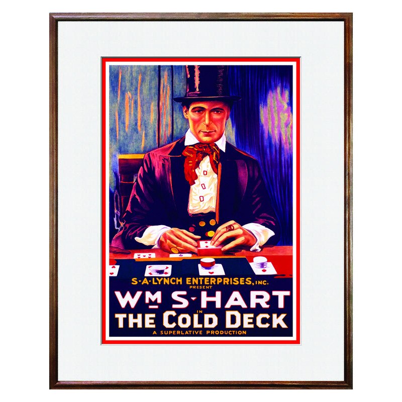 Tablou Decorativ - Club, Restaurant, Bar, Hotel, Cafenea - Vintage Magician Poster - BRC-097, 40 x 50 cm