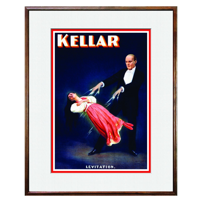 Tablou Decorativ - Club, Restaurant, Bar, Hotel, Cafenea - Vintage Magician Poster - BRC-106, 40 x 50 cm