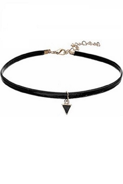 Mystyle Fashion Delux Choker nyaklánc, elegáns, fekete