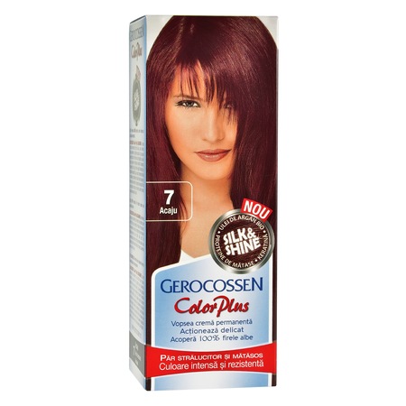 Vopsea Pentru Par Nuanta Acaju Gerocossen Cu Argan 50 Ml Vopsea De Par 50 Ml Oxidant Emag Ro