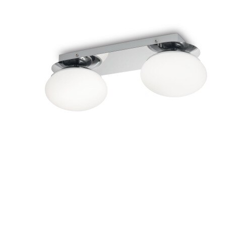 Plafoniera Evolution PL2,IDEAL LUX,metal,sticla,alb