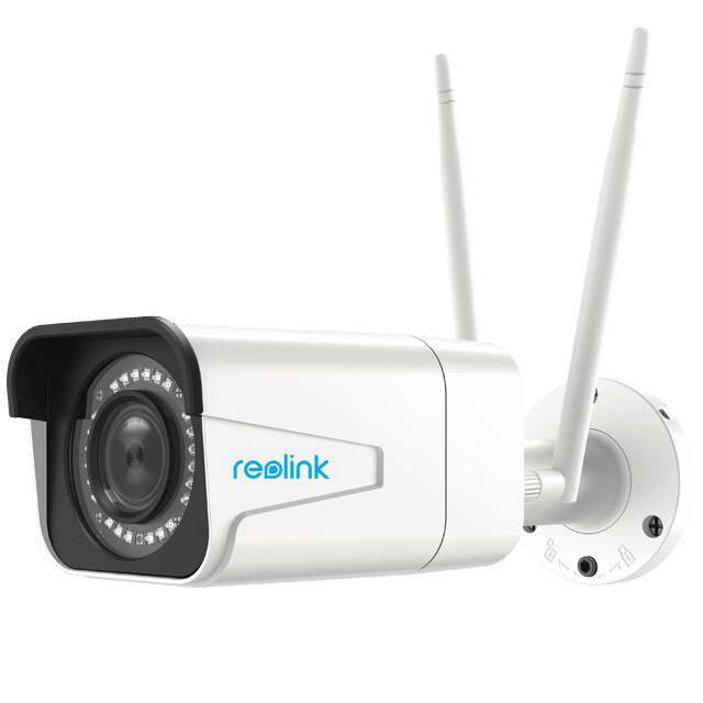 Camera de supraveghere WIFI Reolink RLC 511W cu 4x zoom optic, vedere nocturna, slot Micro SD Card, rezolutie de 5MP Super HD, senzor de miscare, avertizare miscare pe email si telefon, Unghi vizualizare orizontal 90° ~ 31°, vertical 67° ~ 24°